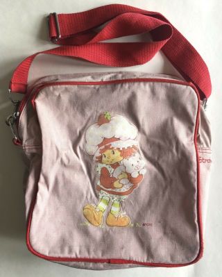 Vintage Strawberry Shortcake Shoulder Messenger Bag 2000 Cleveland Inc 1980s Toy