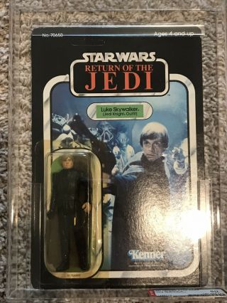 Vintage Kenner Star Wars Moc Rotj Luke Skywalker (jedi Knight) Afa 80