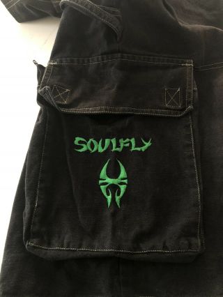 Soulfly Rare Vintage Cargo Shorts Sepultura Max Cavalera Nailbomb