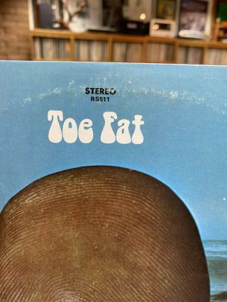 Toe Fat - Self Titled 1970 Hollywood Pressing Vinyl LP Psych Rock Rare Earth 2