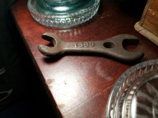 Antique Dille & McGuire 1893 Wrench - Richmond,  Indiana Wrench In Great Shape 2