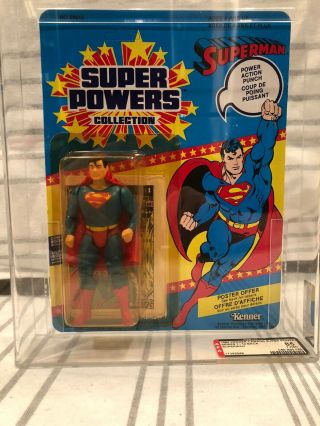 Powers Superman 1984 Kenner 12 Back Afa 85/85/85