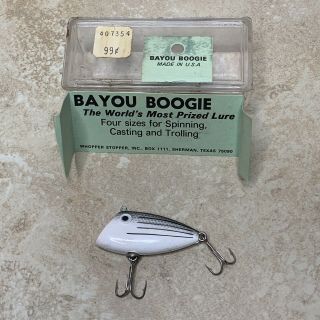 Vintage Whopper Stopper Bayou Boogie Fishing Lure