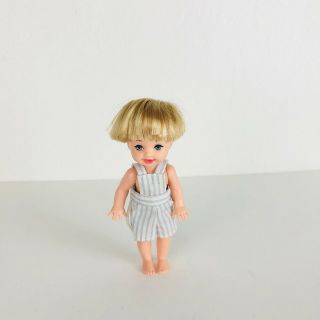 Vintage Mattel Kelly Club Doll 1994 Tommy Boy Doll 4” Waving Hand Back Lever