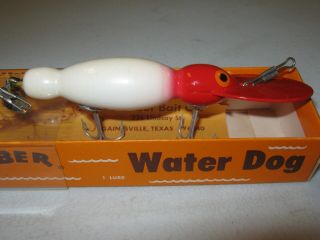Vintage BOMBER Fishing Lure with Papers waterdog 1604 2