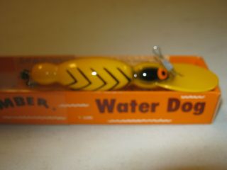 Vintage BOMBER Fishing Lure with Papers waterdog 1620 3