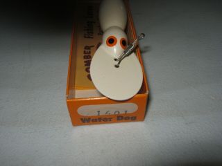 Vintage BOMBER Fishing Lure with Papers waterdog 1601 3