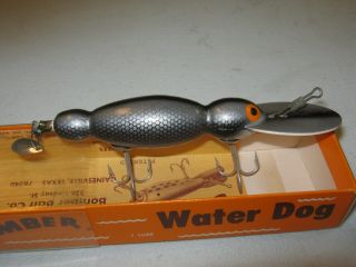 Vintage BOMBER Fishing Lure with Papers waterdog 1656 2
