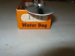 Vintage Bomber Fishing Lure With Papers Waterdog 1756
