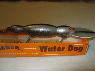 Vintage BOMBER Fishing Lure with Papers waterdog 1756 3