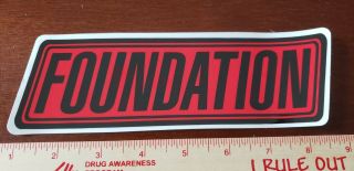 Vtg 90s Foundation Josh Beagle Tod Swank Steve Rocco Nos Skateboard Deck Sticker