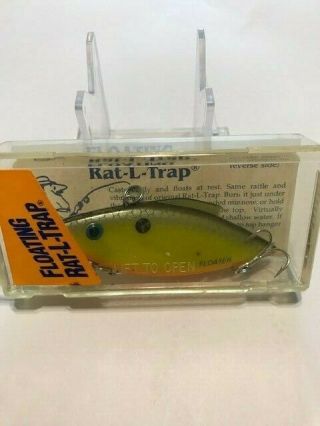 Vintage Floating Bill Lewis Rat - L - Trap Nos Lipless Crankbait