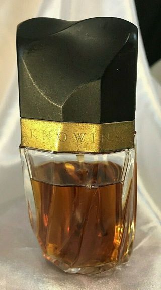 Vintage Estee Lauder Knowing Eau De Parfum Spray 2.  5 Oz - 75 Full 1988 - Rare