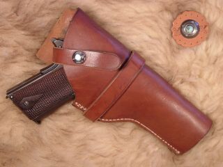 Rare Vintage 1c 518 Geo Lawrence Leather Holster For Colt 1911.  45 -.  38
