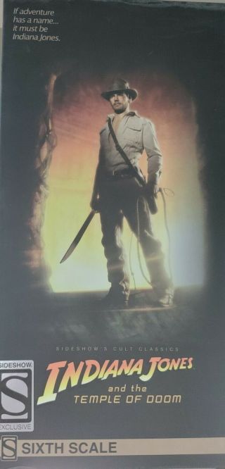 Indiana Jones Temple Of Doom Sideshow Exclusive 1/6 One Sixth Scale Figure