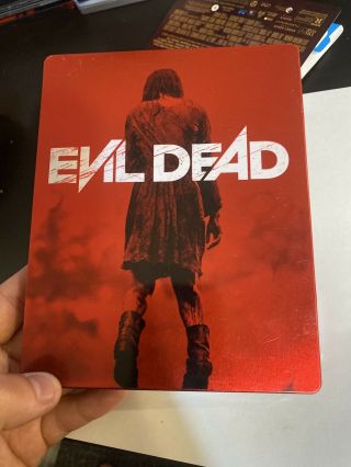 Evil Dead Steelbook (blu - Ray Disc,  2013) Remake,  Rare,  Oop,  Target - No Digital