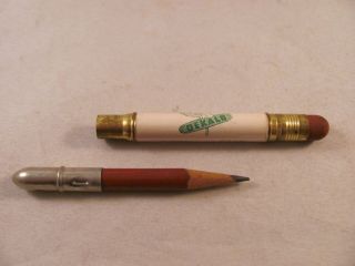 Antique Vintage Advertising Bullet Pencil Dekalb Corn Chix Sorghum Feed Seed 3