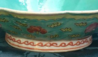 GREAT ANTIQUE CHINESE 19th C.  QING DYNASTY / GUANGXU FAMILLE ROSE PORCELAIN BOWL 2
