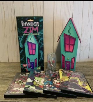Invader Zim Dvd Boxed Set Near Special Features Gir Figure