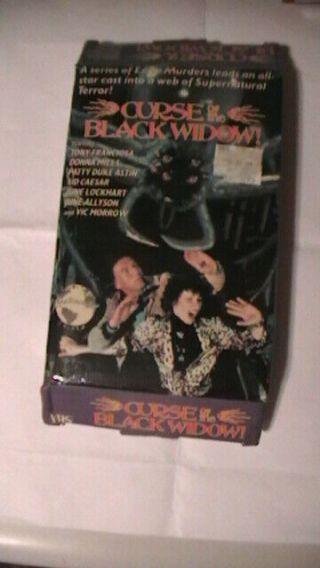 Curse Of The Black Widow 1976 Continental Big Box Dan Curtis Horror Mystery Rare