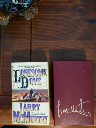 Lonesome Dove Larry Mcmurtry 1985 Pre - Publication Rare 1st Pocket Books Pb