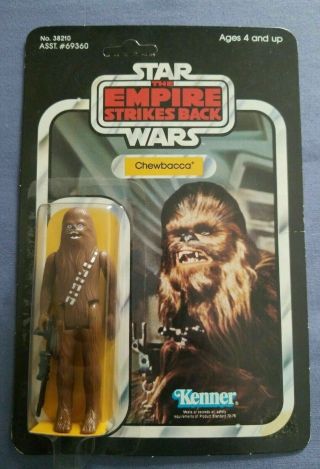 1980 Kenner Star Wars Esb Empire Strikes Back Chewbacca Moc