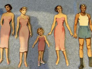1950’s Bridal Party Paper Dolls Perowned