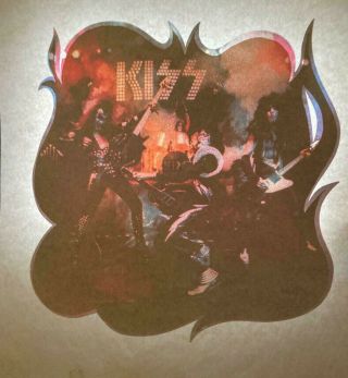 Kiss - Vintage Kiss Alive Iron On Transfer Aucoin 1976 Very Rare Nm L@@k