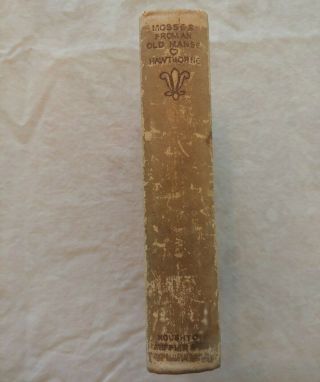 1893 Antique Book Mosses From An Old Manse By Nathaniel Hawthorne Salem Edition 3