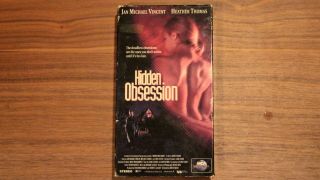 Hidden Obsession Vhs 1992 Erotic Thriller,  Very Rare,  Heather Thomas Oop
