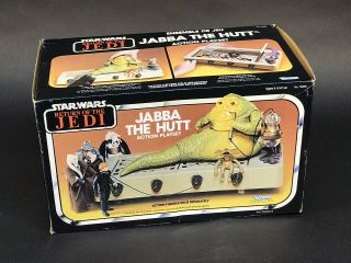Vintage Star Wars Jabba The Hutt Rare Canada 1983 Kenner Rotj Canadian Play Set