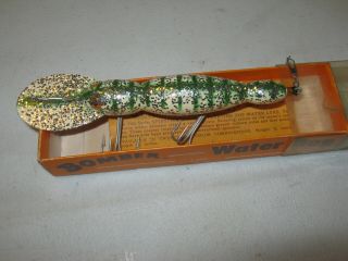 Vintage BOMBER Fishing Lure with Papers Waterdog 1715 2