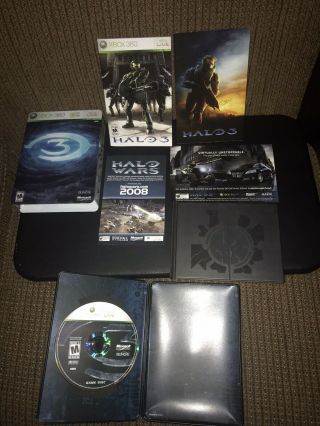 Halo 3 - - Limited Edition (microsoft Xbox 360,  2007) Rare Game Gem Near