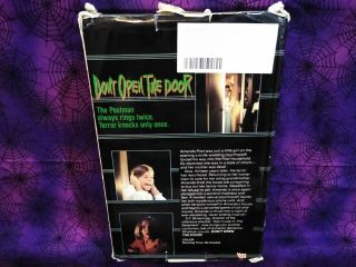 Don ' t Open the Door Video Gems VHS Big Box Horror Slasher Rare Htf Oop gore 2
