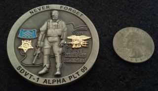 Rare Medal Of Honor Murphy Us Navy Seal Moh Nsw Socom Sdvt - 1 Usn Challenge Coin