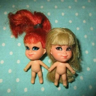 Vintage 1967 Rosebud Kolonge Lucky Locket Lou Liddle Kiddle Mattel Little Doll