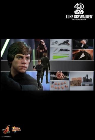 Hot Toys 1/6 Star Wars Episode Vi Return Of The Jedi Luke Skywalker Mms 429