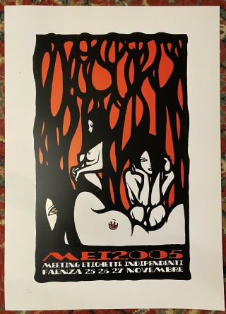 Malleus Mei Faenza,  Italy 2005 Signed/numbered Screenprint Very Rare