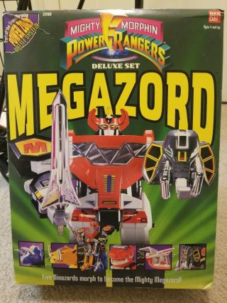 Megazord Mighty Morphin Power Rangers Deluxe Set