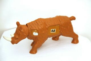 1976 Mego One Million B.  C.  Hairy Rhino Dinosaur Toy