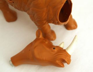 1976 Mego One Million B.  C.  Hairy Rhino dinosaur toy 3