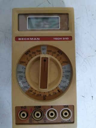 Vintage Beckman Tech 310 - Digital Multimeter
