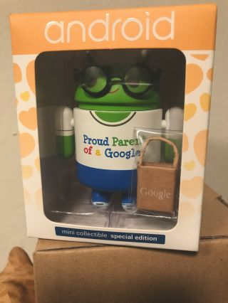 Google Android Take Your Parents To Work Day Mini Collectible Shopping Bag