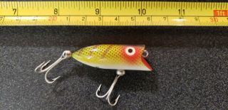 Vintage Heddon Tiny Lucky 13 Fishing Lure Perch