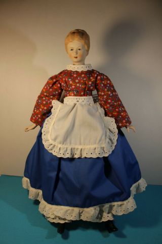 Vintage Beth March Doll Made From A Kit.  Little Women Craft Alcott