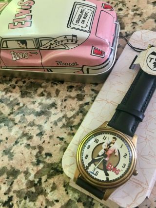 Elvis Presley Pink Cadillac Watch: Rare/unused Limited Edition Fossil