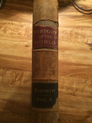 History Of The World Vol Ii - Antique Book 1850 Illustrated