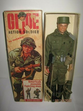 Vintage 1964 Gi Joe Action Soldier Black Head Triple 