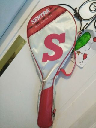 Sentra Marauder Tennis Racket With Curved Grip - Rare And Collectible 4 1/2 Grip