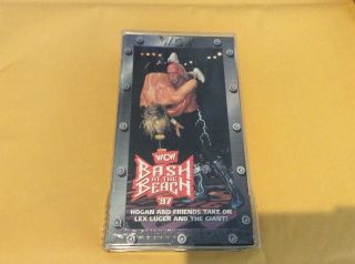 Wcw Bash At The Beach 97 Vhs 1997 Nwo Wwf Wwe Hulk Hogan Dennis Rodman Rare